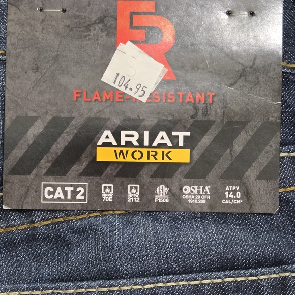 Ariat FR Men's Bootcut Jeans - Indigo - Picture 5 of 7